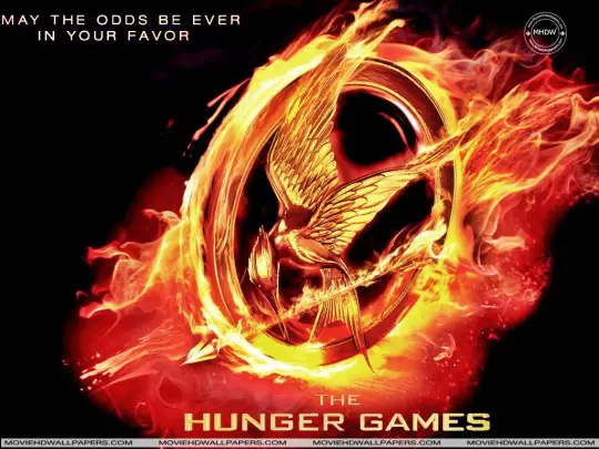 The Hunger Games (2012) Burning Logo