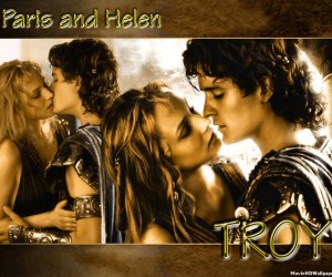 Troy Paris and Helen Wallpaper