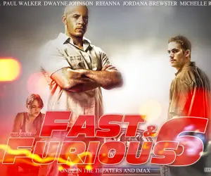 Fast And Furious 6 Red Poster