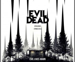 Evil Dead (2013) White Poster