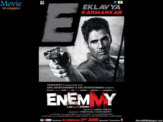 Enemmy Poster - Sunil Shetty