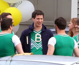 Andy Samberg and Kevin James Film Carwash Scene for "Grown Ups 2"