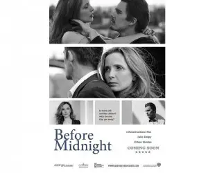 Before Midnight (2013) Black and White Poster
