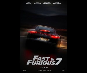 Fast & Furious 7 (2014) Car Poster