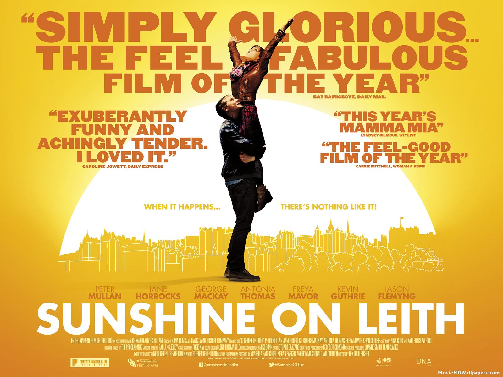 Sunshine on Leith Wallpaper