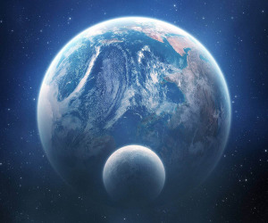 Earth And Moon Wallpapers