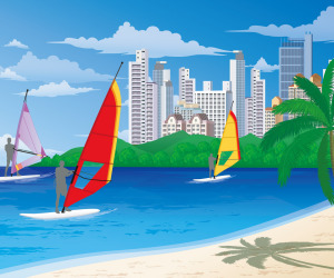 Beach Vector HD Wallpapers