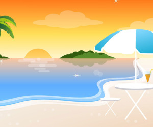 Beach Vector HD Wallpapers