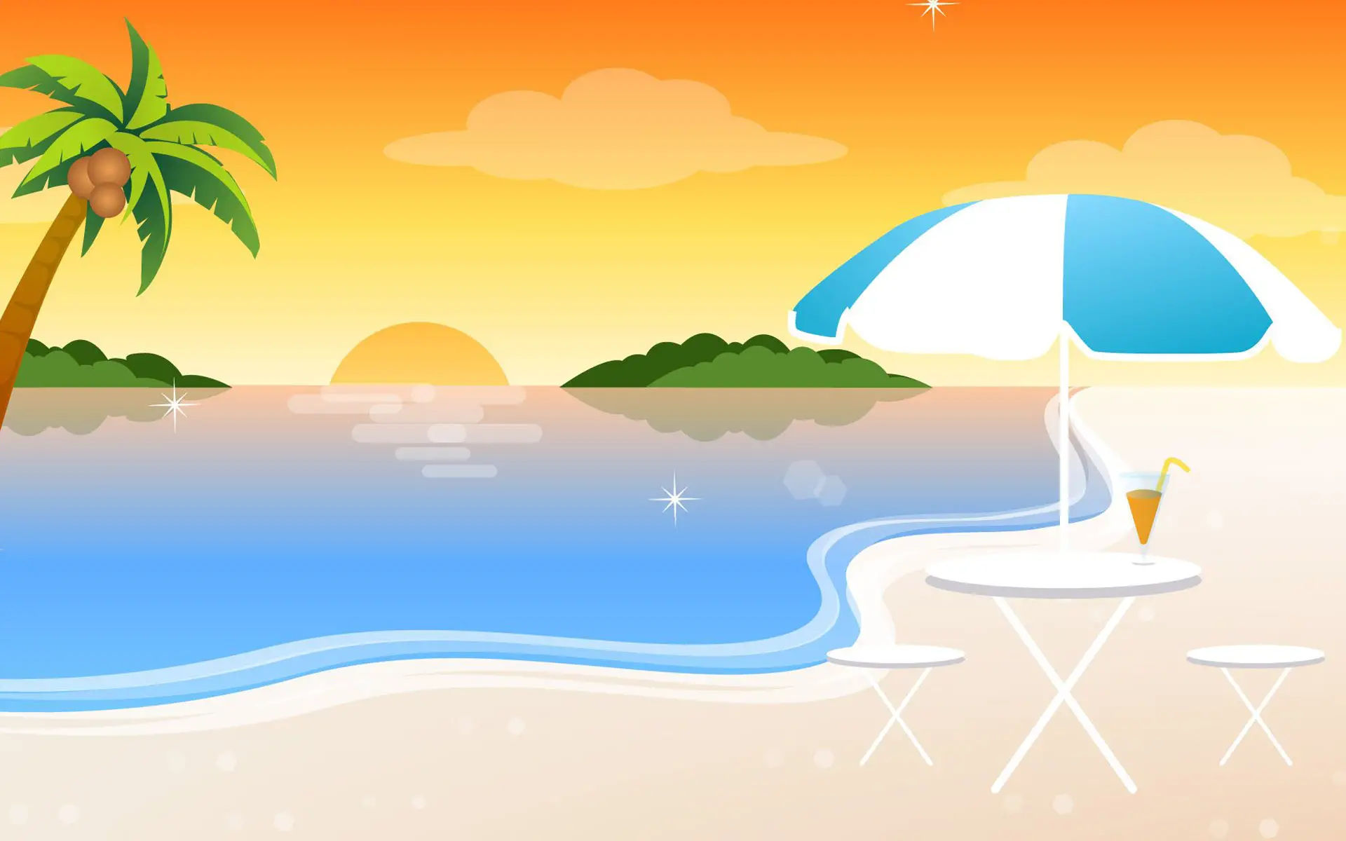 Beach Vector HD Wallpapers Movie HD Wallpapers