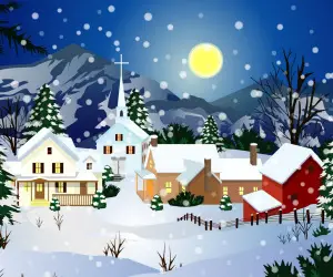 Christmas Scenery Wallpapers