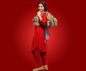 Bobby Jasoos Vidya Balan in Red Punjabi Suit