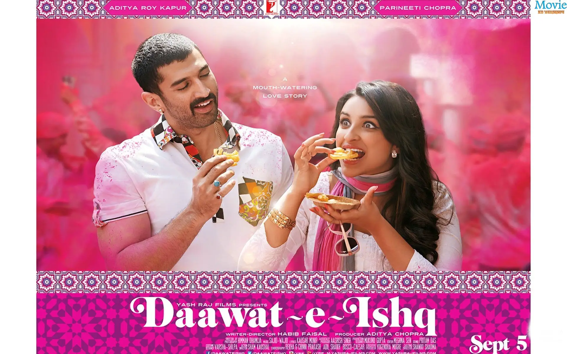 Daawat-E-Ishq Poster HD Wallpaper